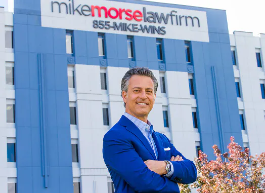 Mike Morse in front of the firm’s headquarters