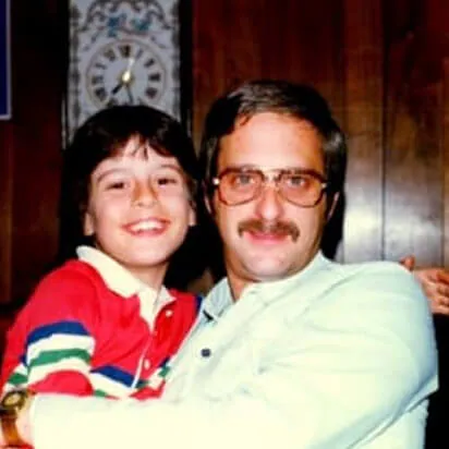 Mike Morse and his dad