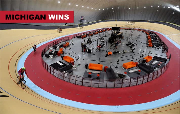 Indoor velodrome expected to draw cyclists to Detroit
