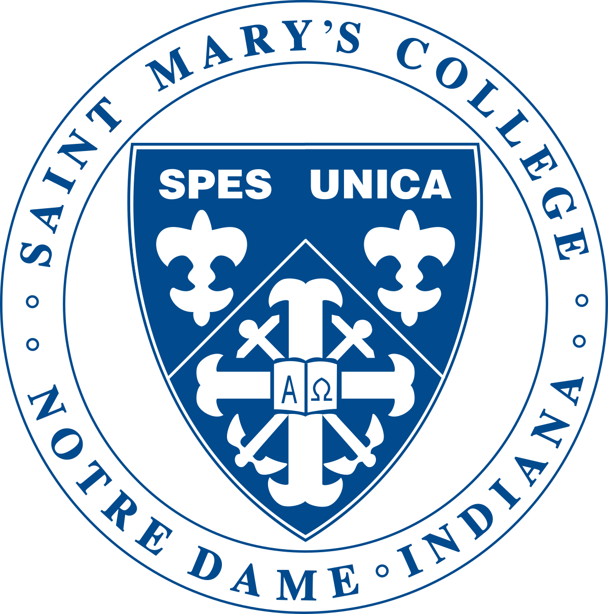 Saint Mary's College Notre Dame Indiana Logo