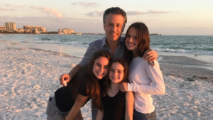 Mike Morse with daughters
