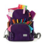 purple backpack