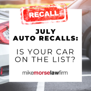 july 2022 auto recalls