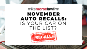 November 2022 auto recalls