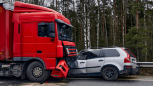 accident with truck
