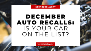 December 2022 auto recalls